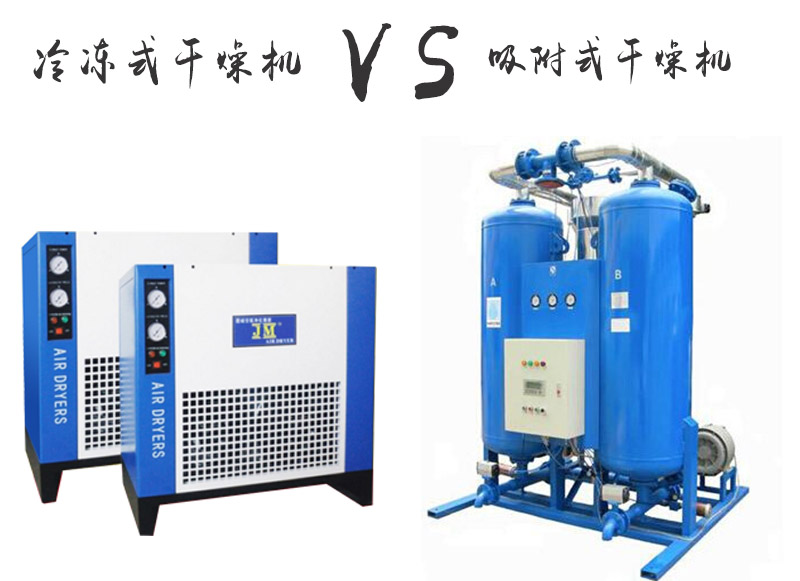 冷冻式干燥机和吸附式干燥机的区别