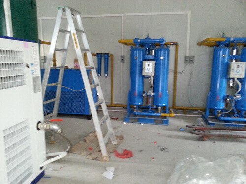 东莞电子厂空压机干燥机安装施工